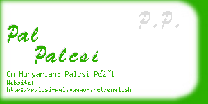 pal palcsi business card